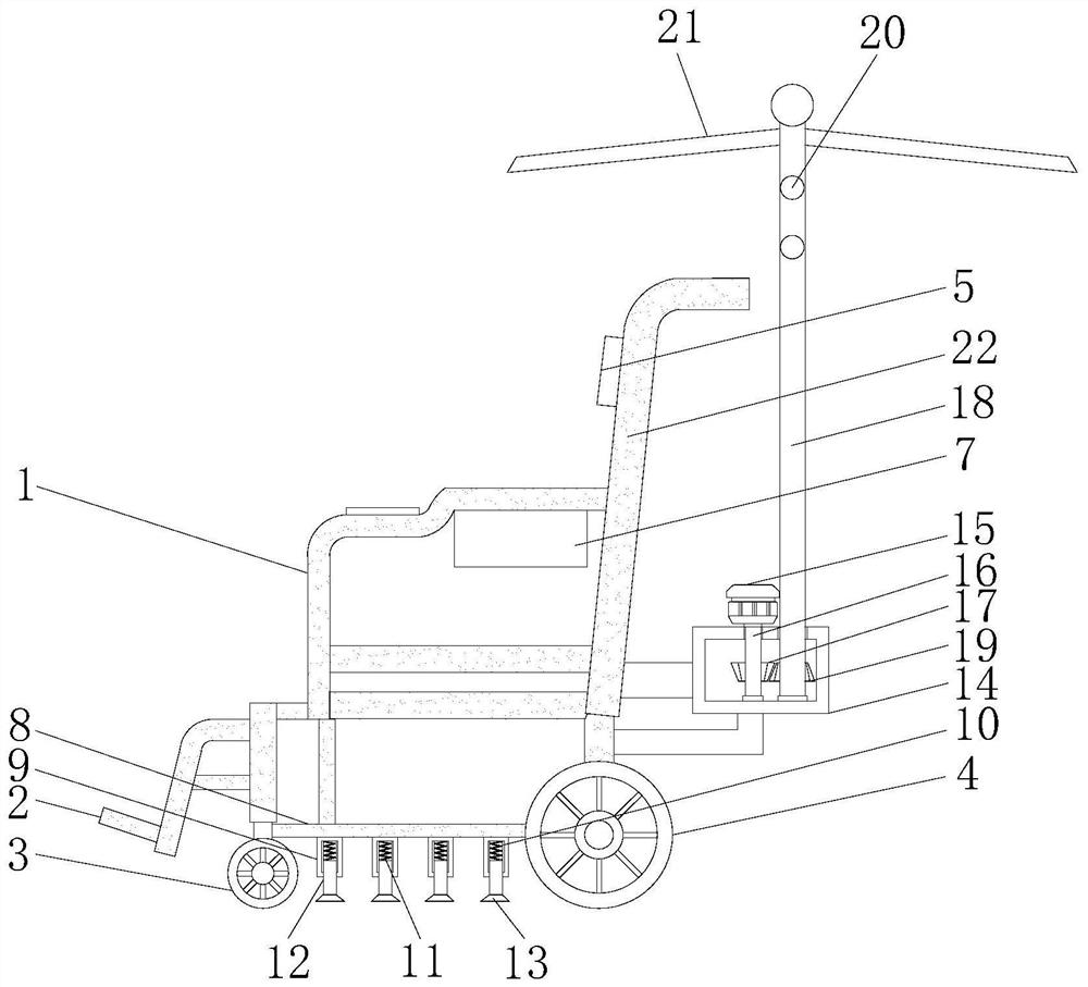 Wheelchair capable of flying