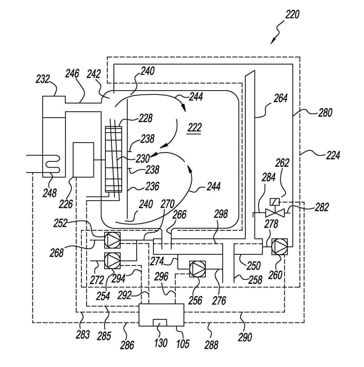 Flexible sequence control and method for automated cleaning system of a cooking device