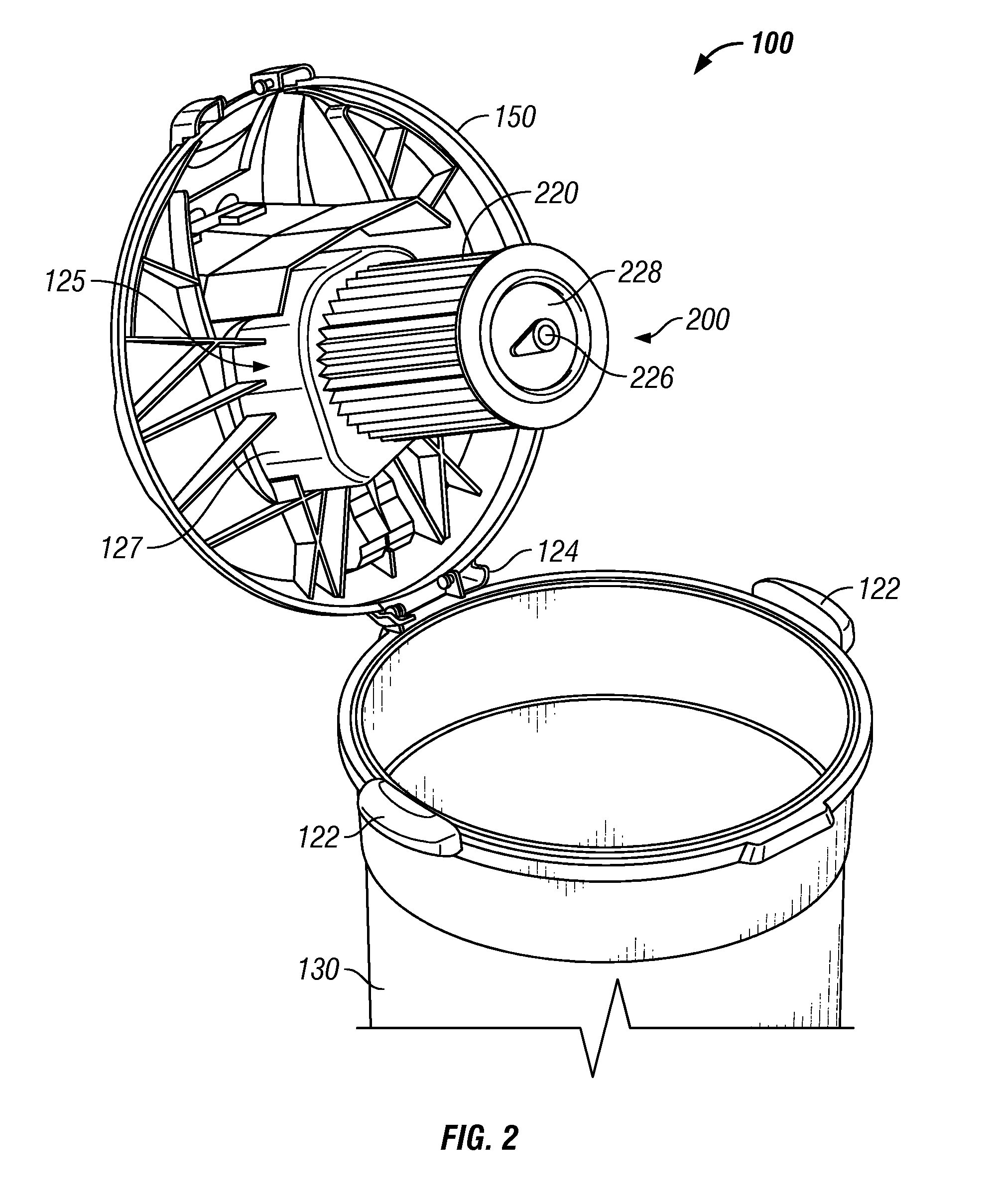 Easy access filter assembly for a wet/dry vacuum appliance