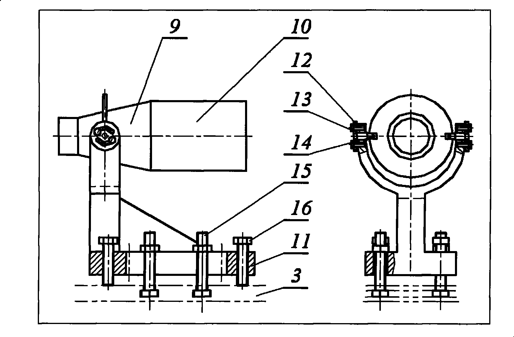 Complicated surface optical finishing processing device and technique