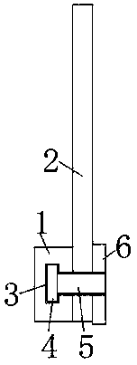 Tool for measuring placing height of external ventricular drainage tube