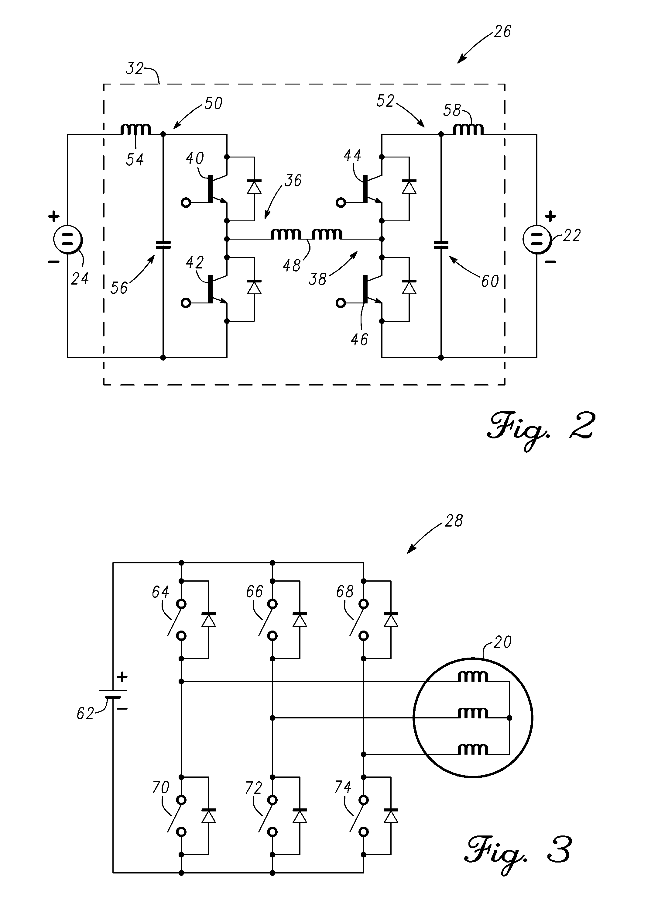 Power electronics assembly with multi-sided inductor cooling