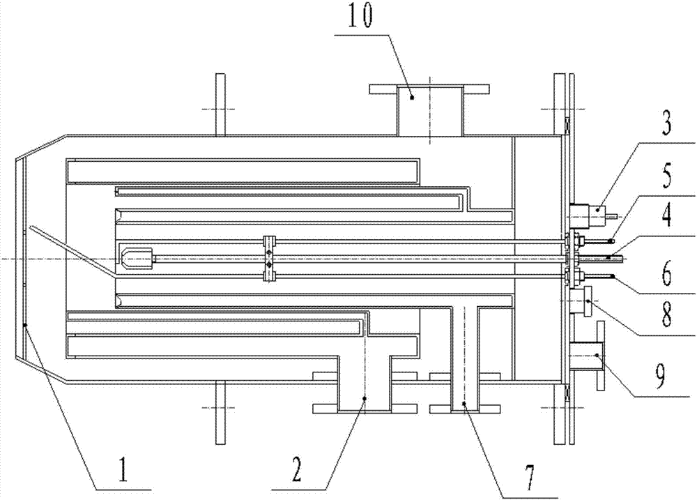 Low-enthalpy ternary gas co-combustor