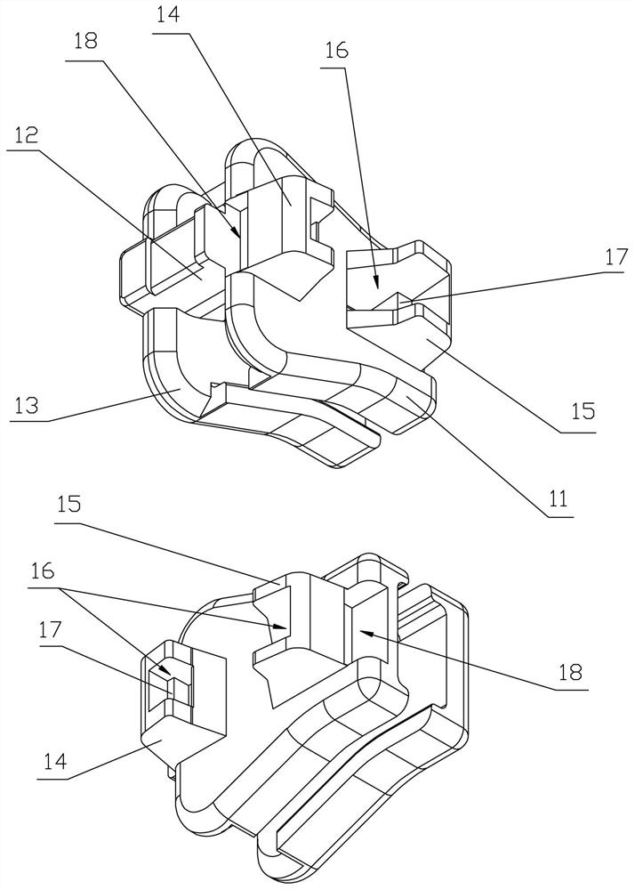 A self-locking plastic slider