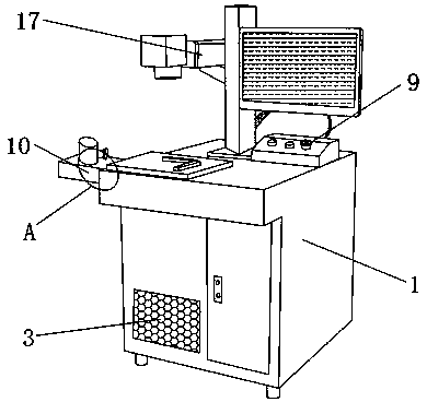 Full-automatic marking machine for bearing