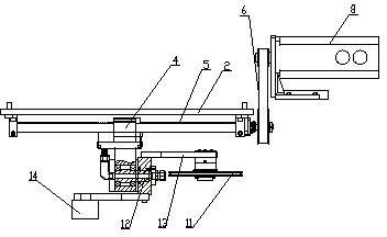 Radial balance mechanism for automatic wire arranging device of multi-wire cutting machine
