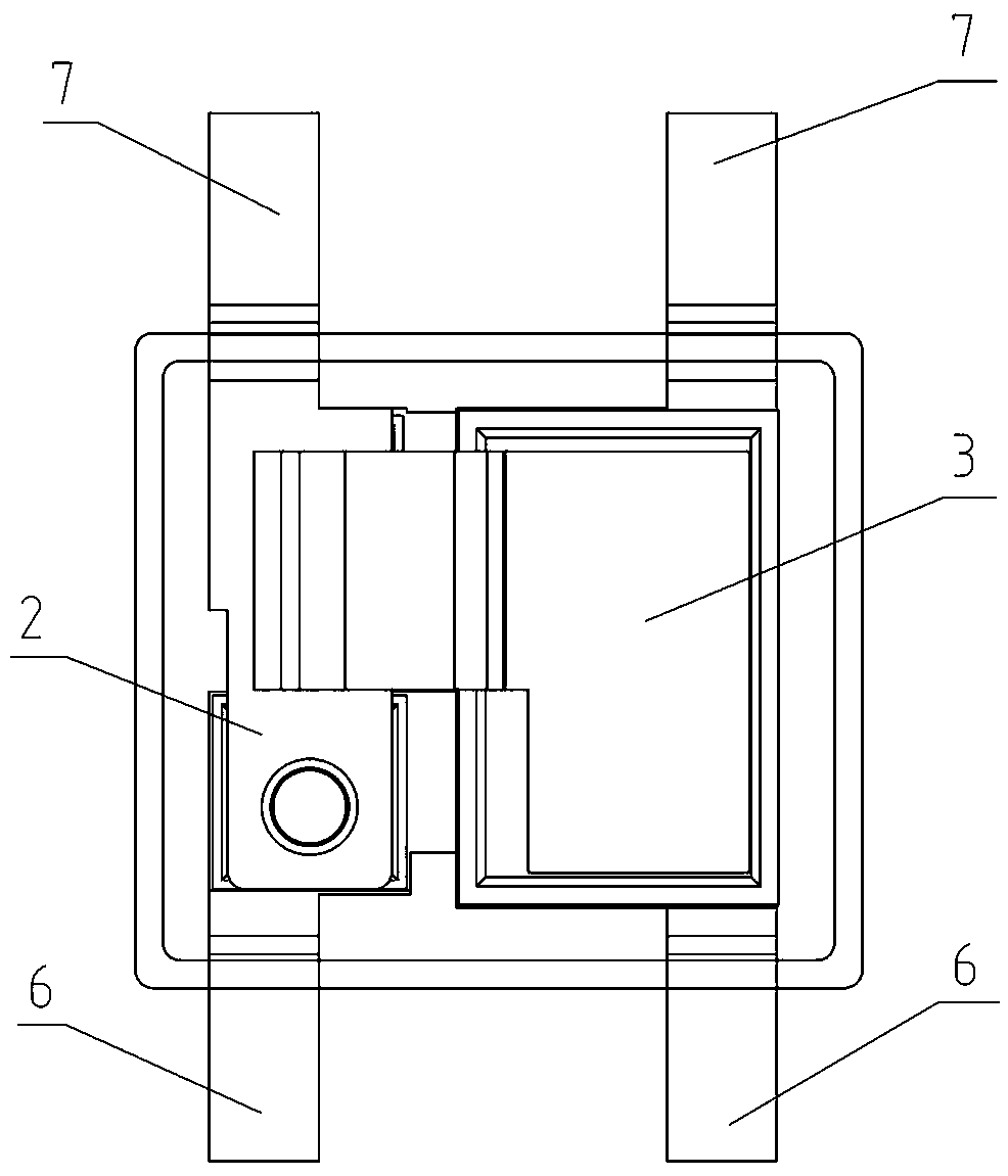 Novel power supply power module structure with output protection