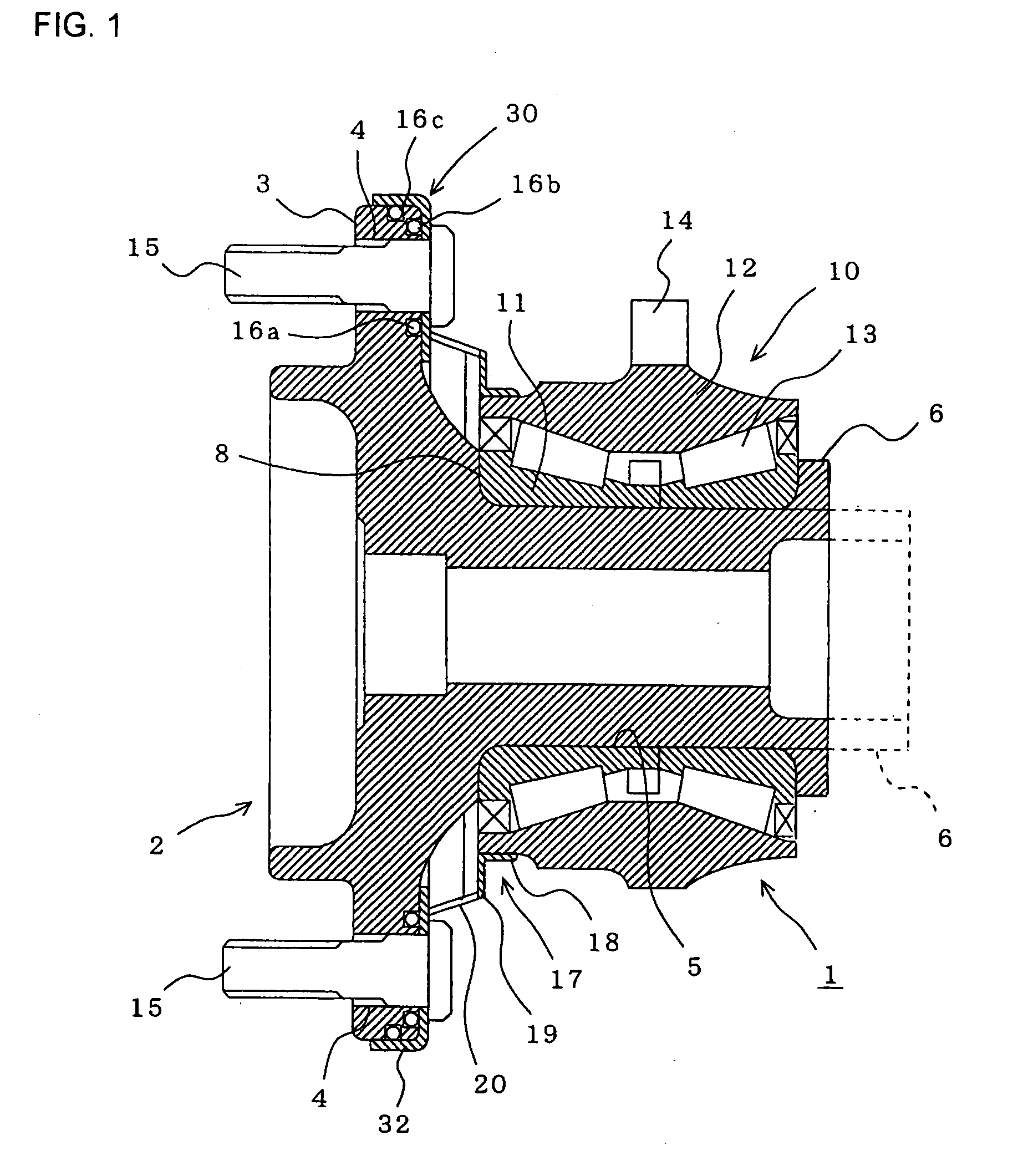 Axle bearing apparatus