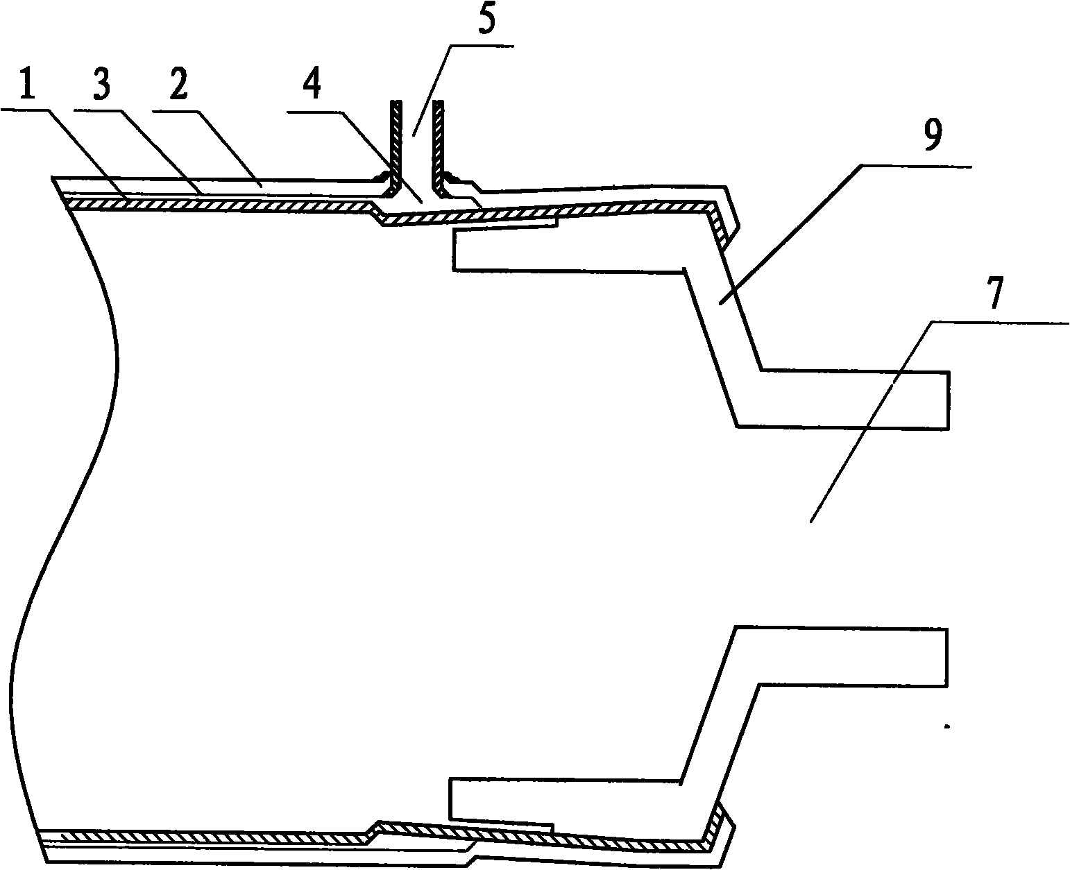 Telescopic connected high-efficiency dual-purpose water tank
