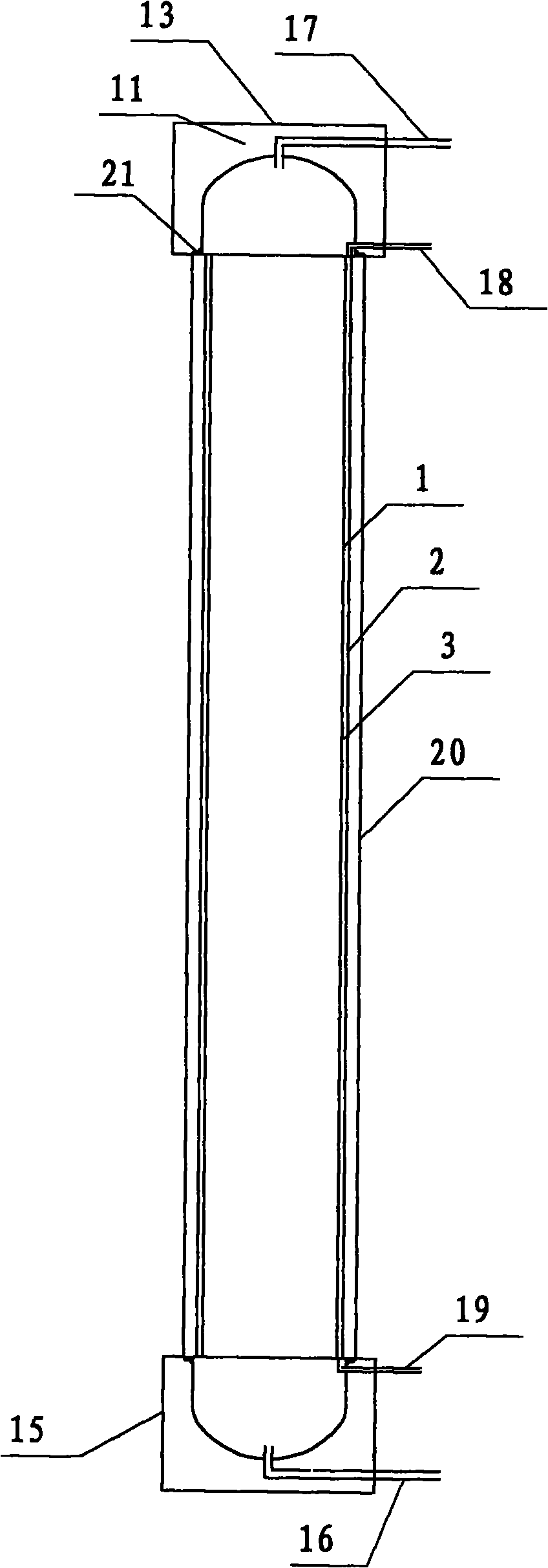 Telescopic connected high-efficiency dual-purpose water tank