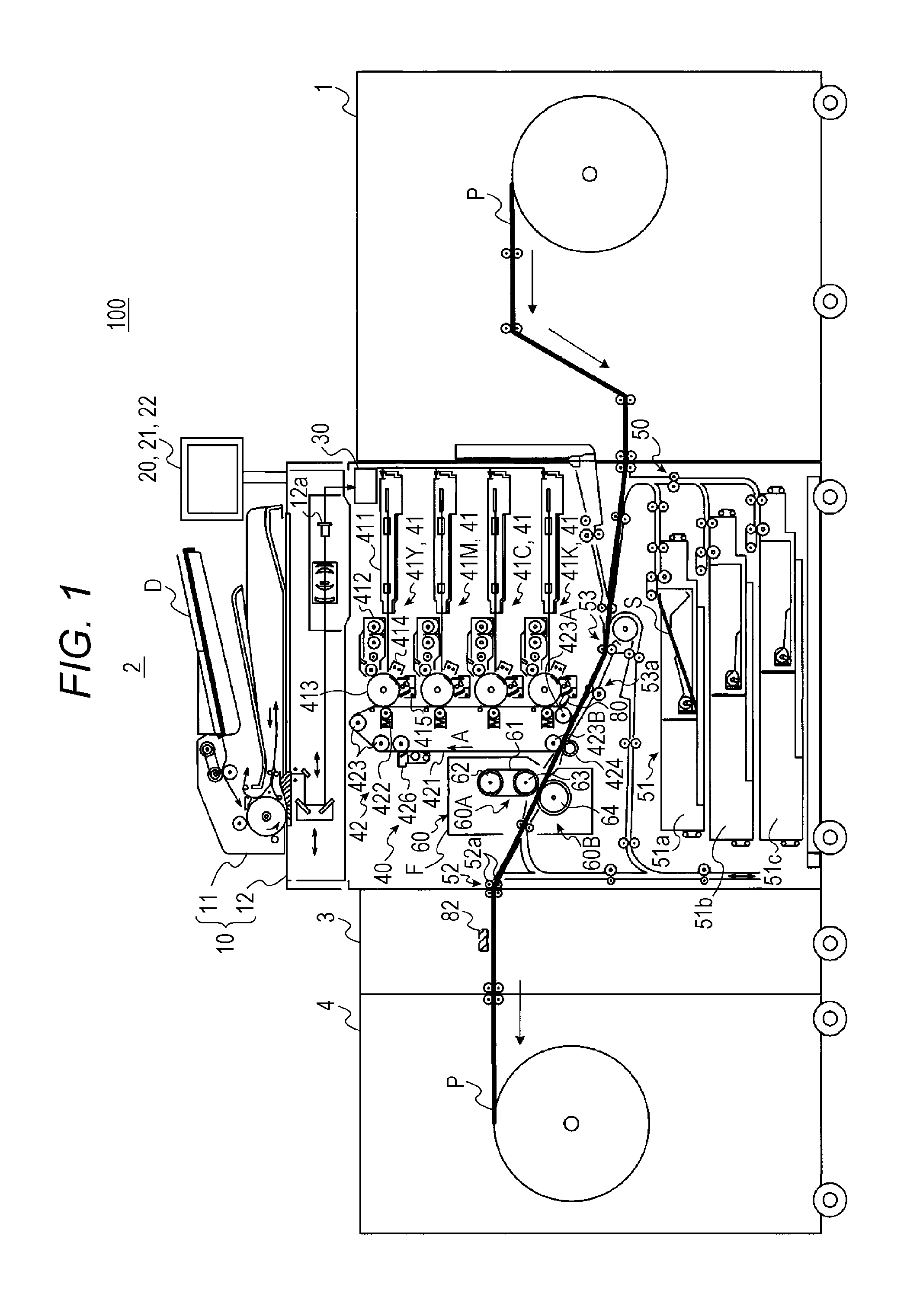 Image forming apparatus, image forming system and concentration unevenness detecting method