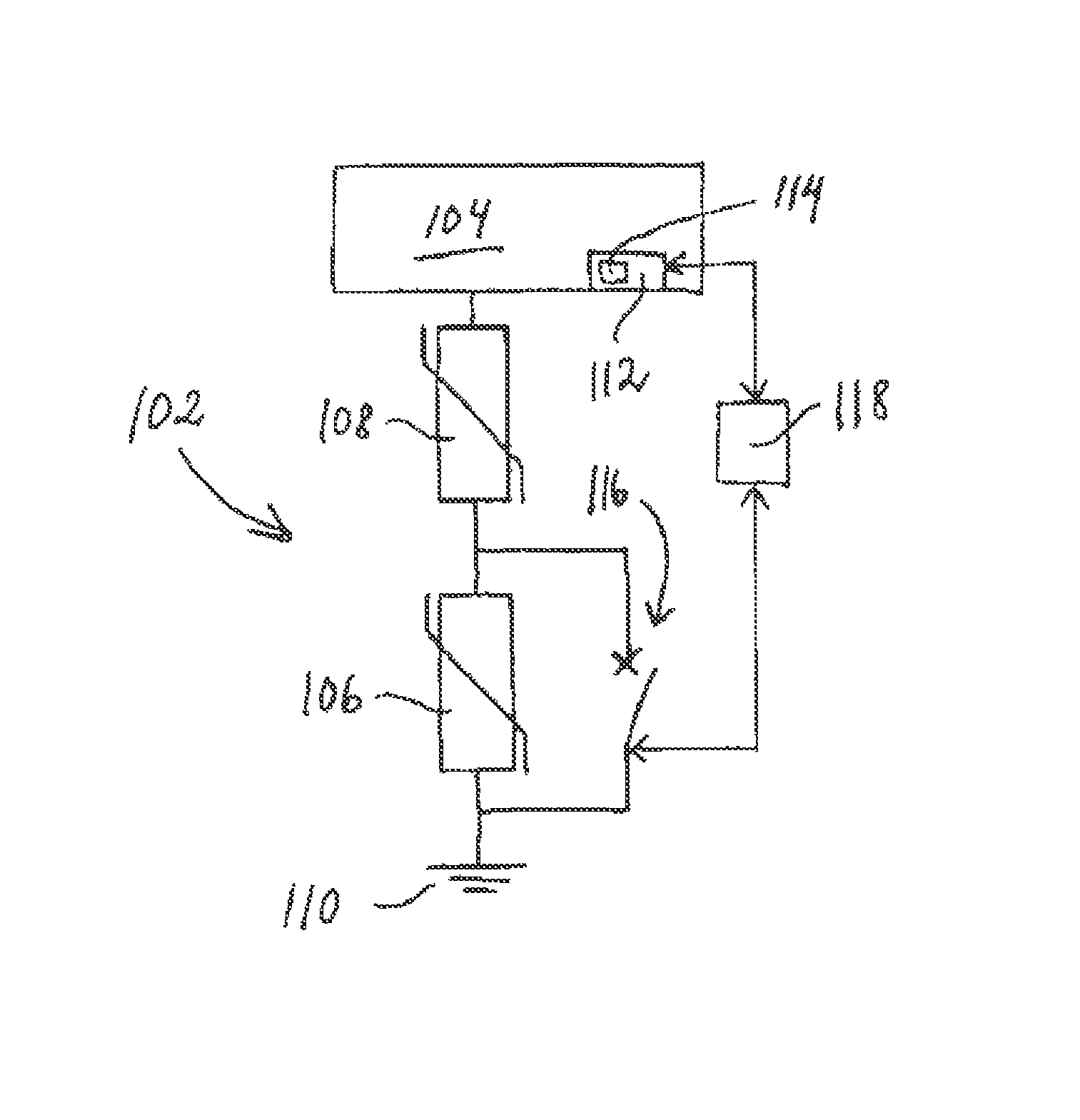 Method and a device for overvoltage protection, and an electric system with such a device