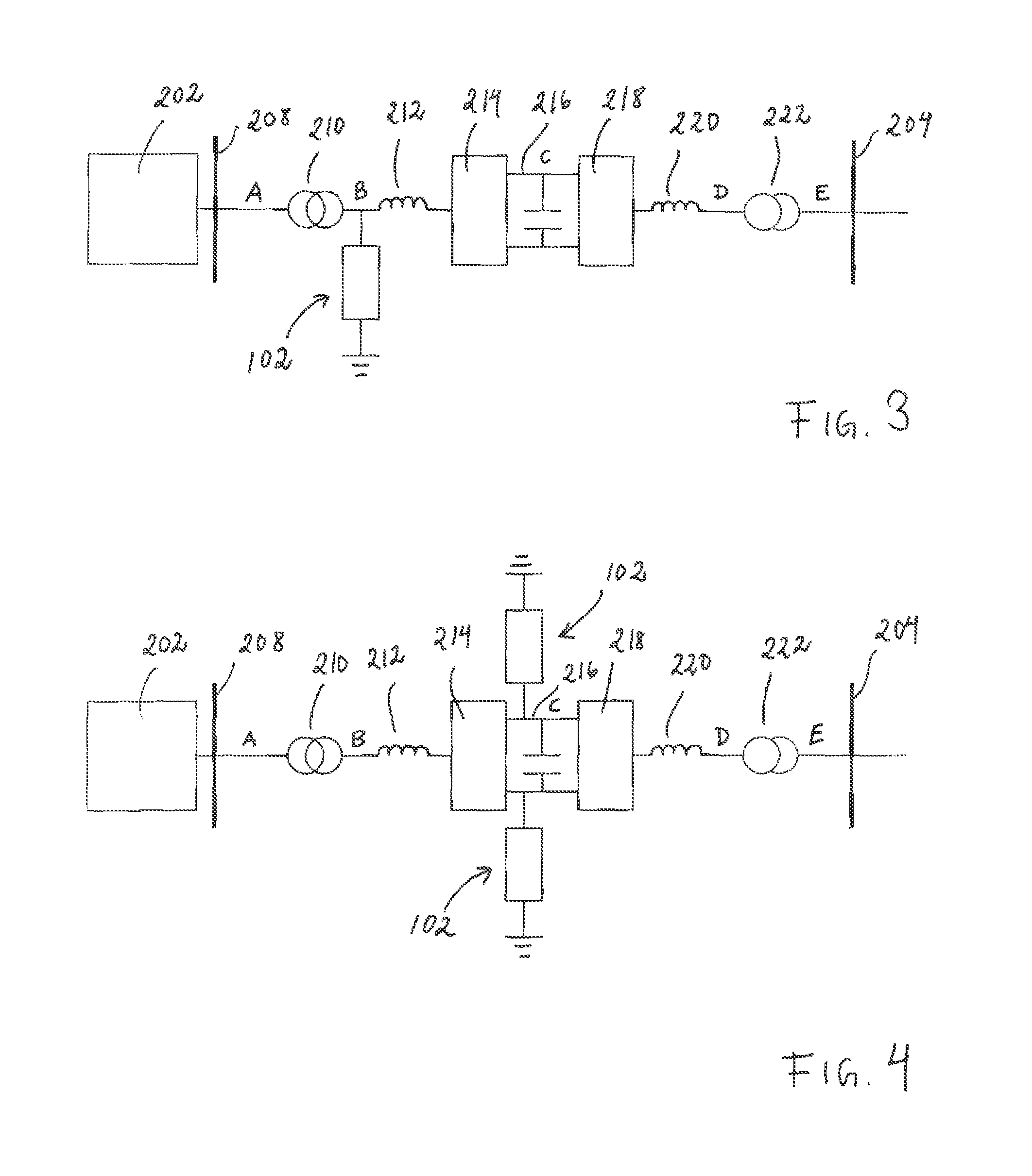 Method and a device for overvoltage protection, and an electric system with such a device