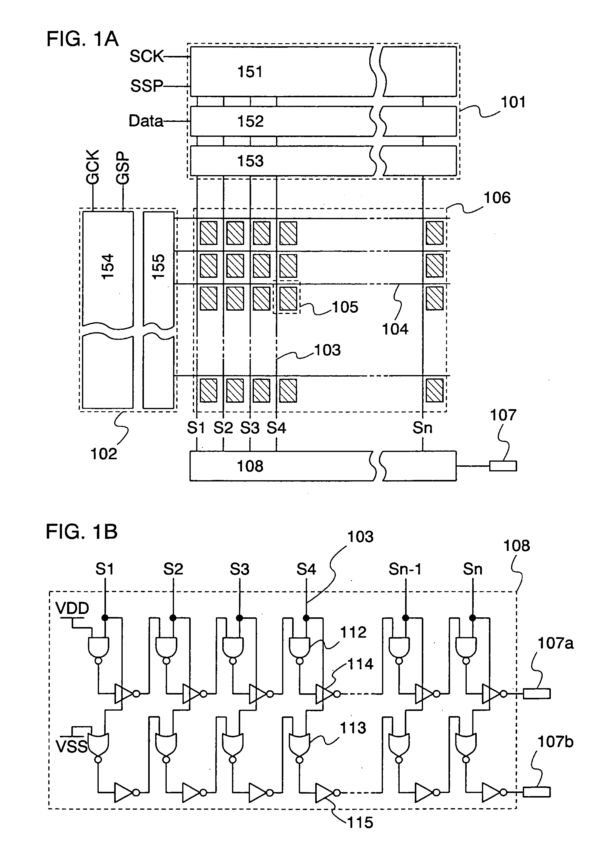 Circuit for inspecting semiconductor device and inspecting method
