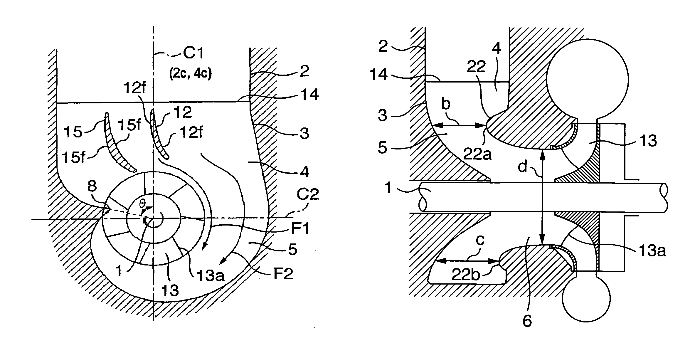 Inlet casing and suction passage structure