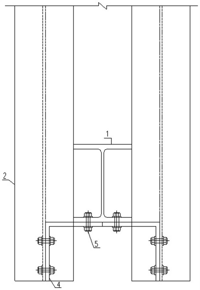 Supporting system with unloading and weight increasing effects and construction method thereof