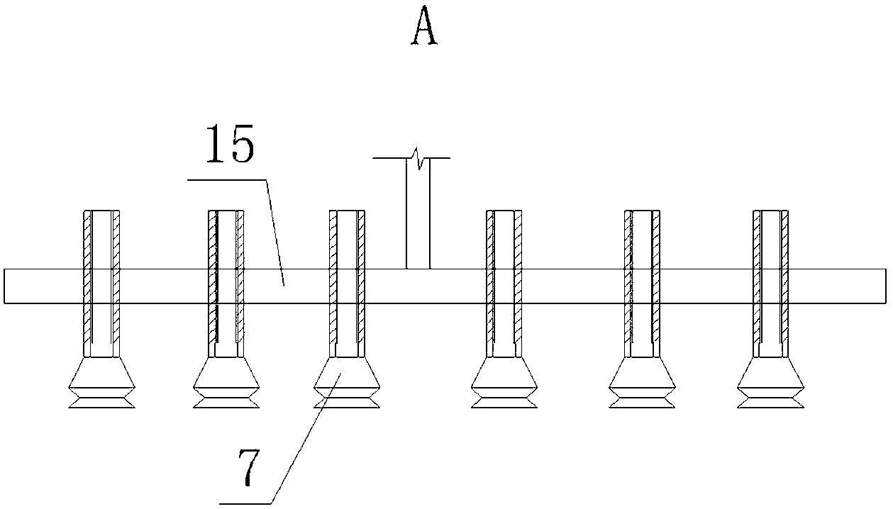 Demoulding device for lift-sub type packaging of batteries