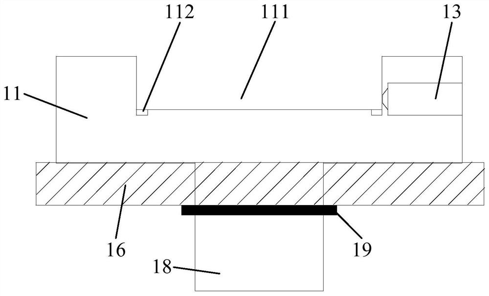 Accelerometer core assembling device and method