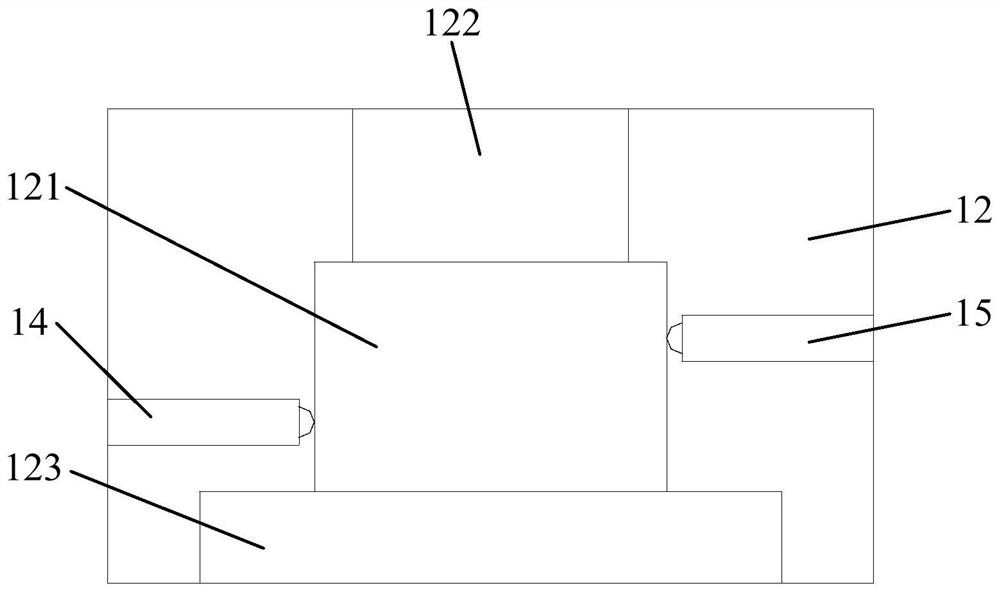 Accelerometer core assembling device and method