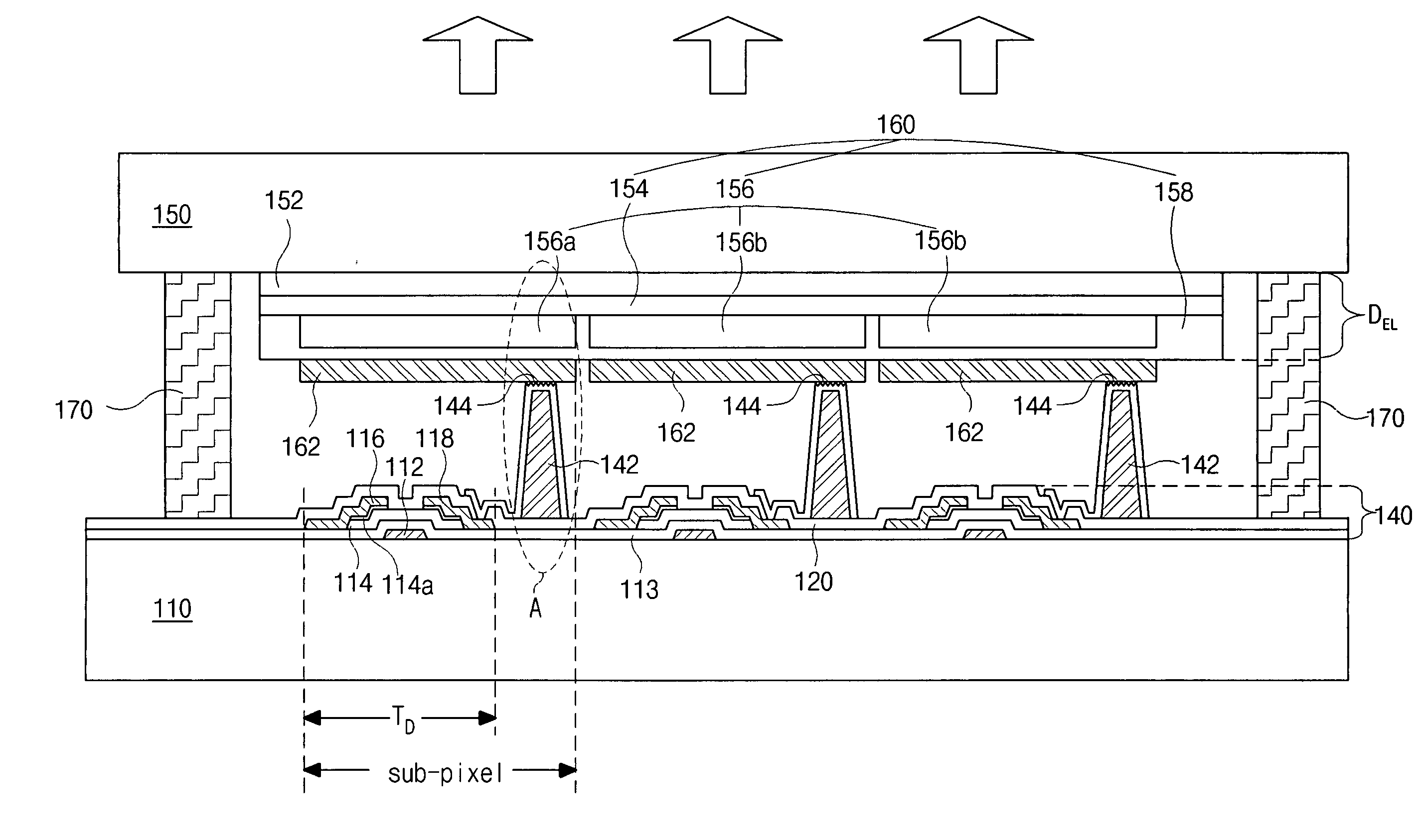 Dual panel-type organic electroluminescent device and method for fabricating the same