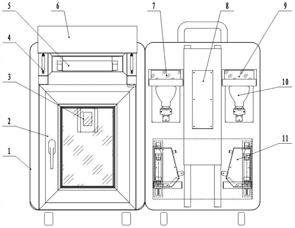 A multi-functional display system with four micro-windows for solar energy