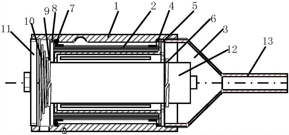 Protection device for online infrared temperature measuring instrument during rare earth pyrometallurgical process