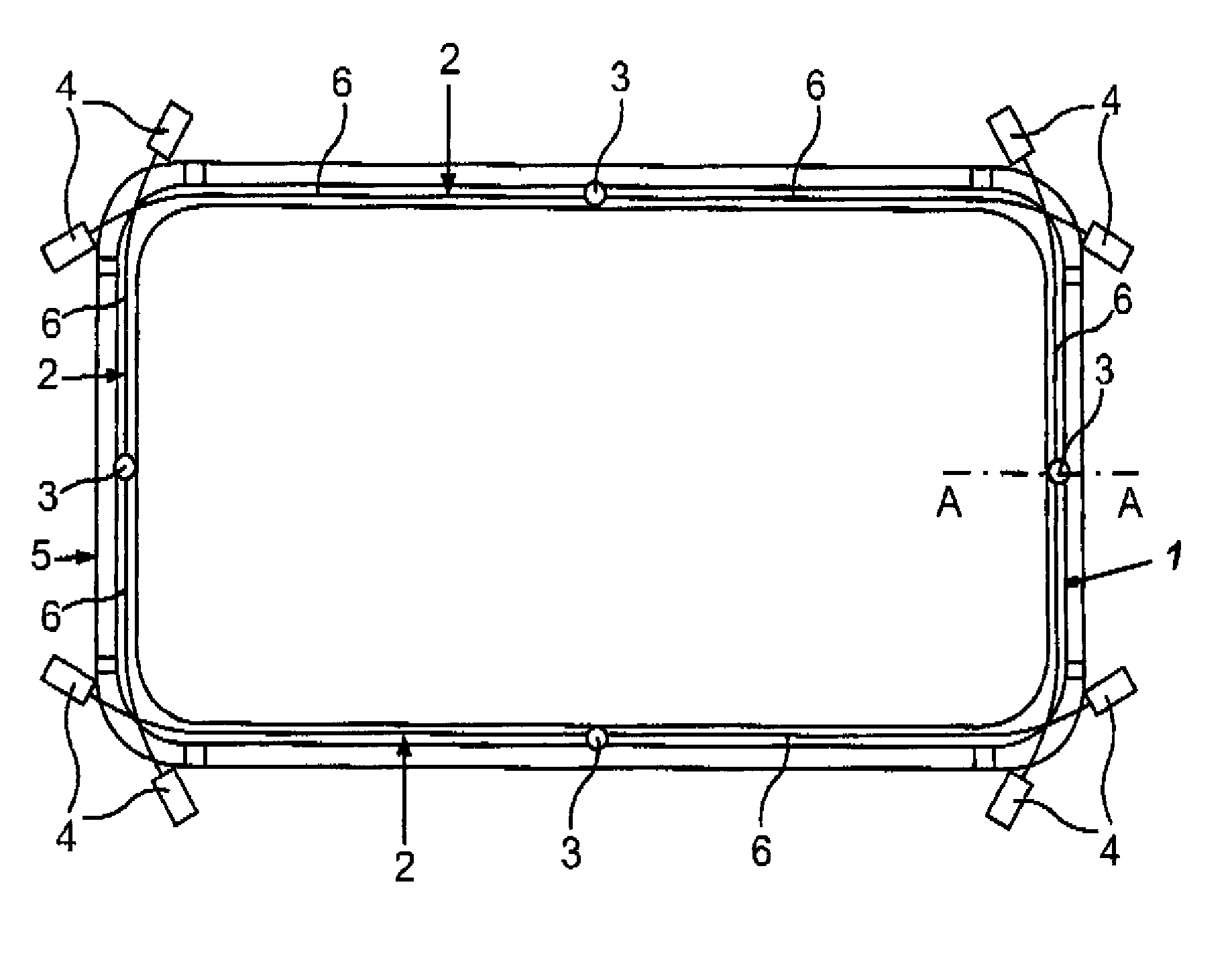Peripheral illumination device for a vehicle component
