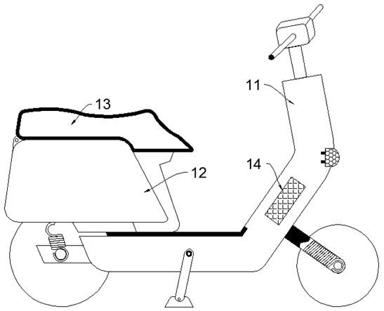 Anti-theft tracking lithium battery for battery car based on spectral analysis technology