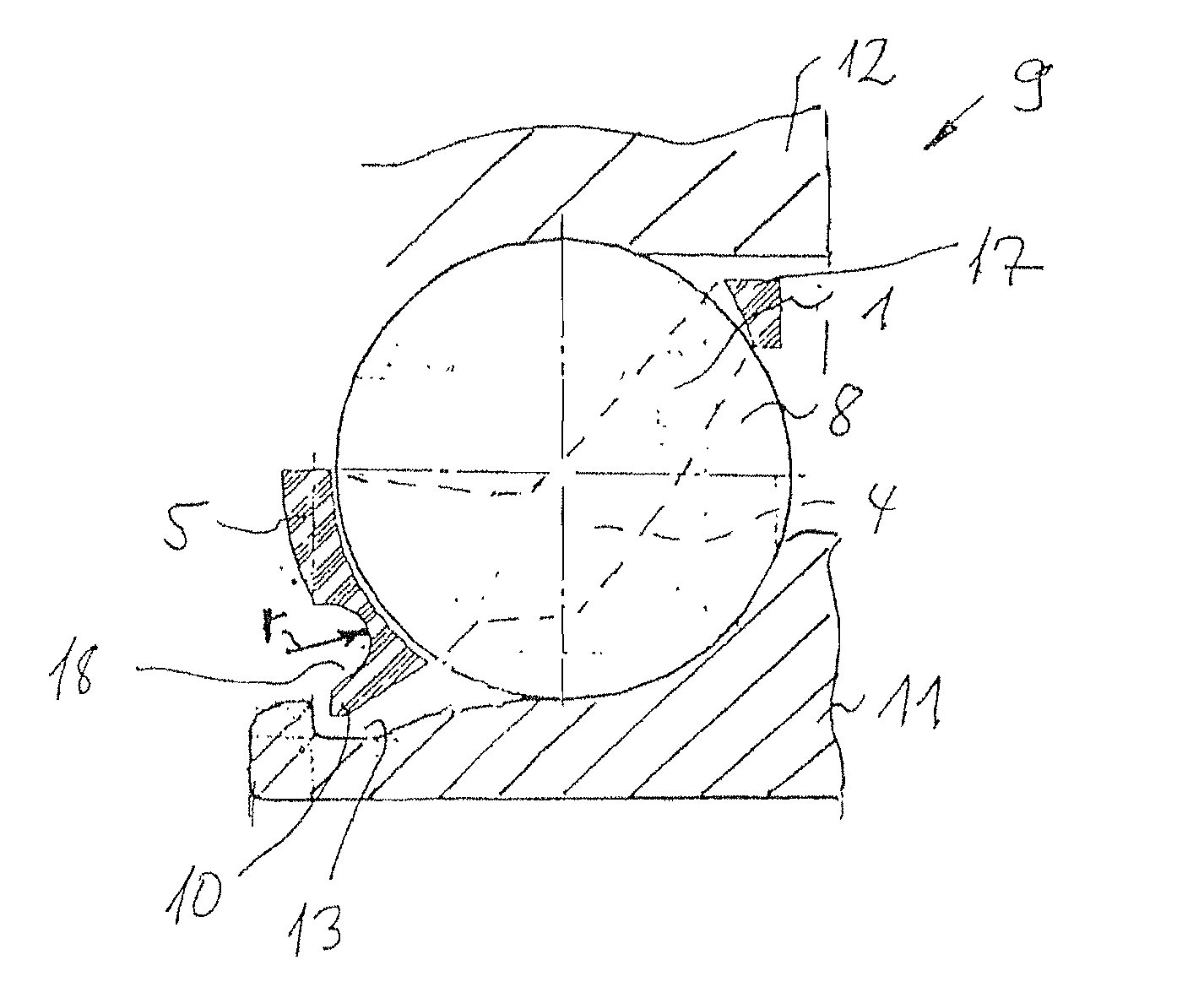 Cage for inclined ball bearings
