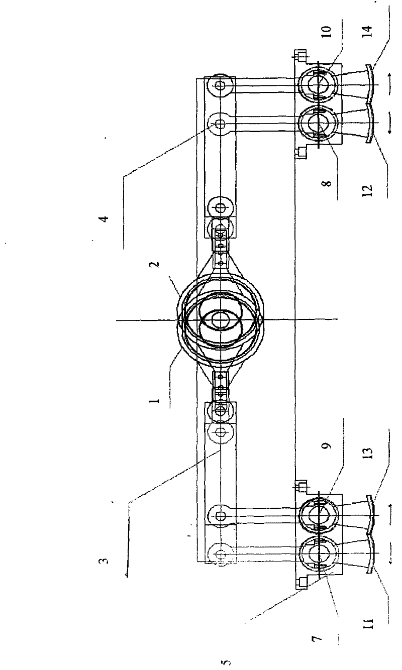 Air-added brick vertical swinging wire cutter