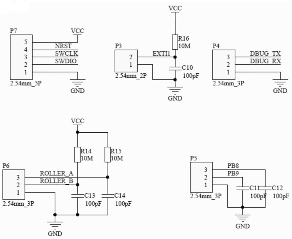 Electric controller for measuring diameter of tree