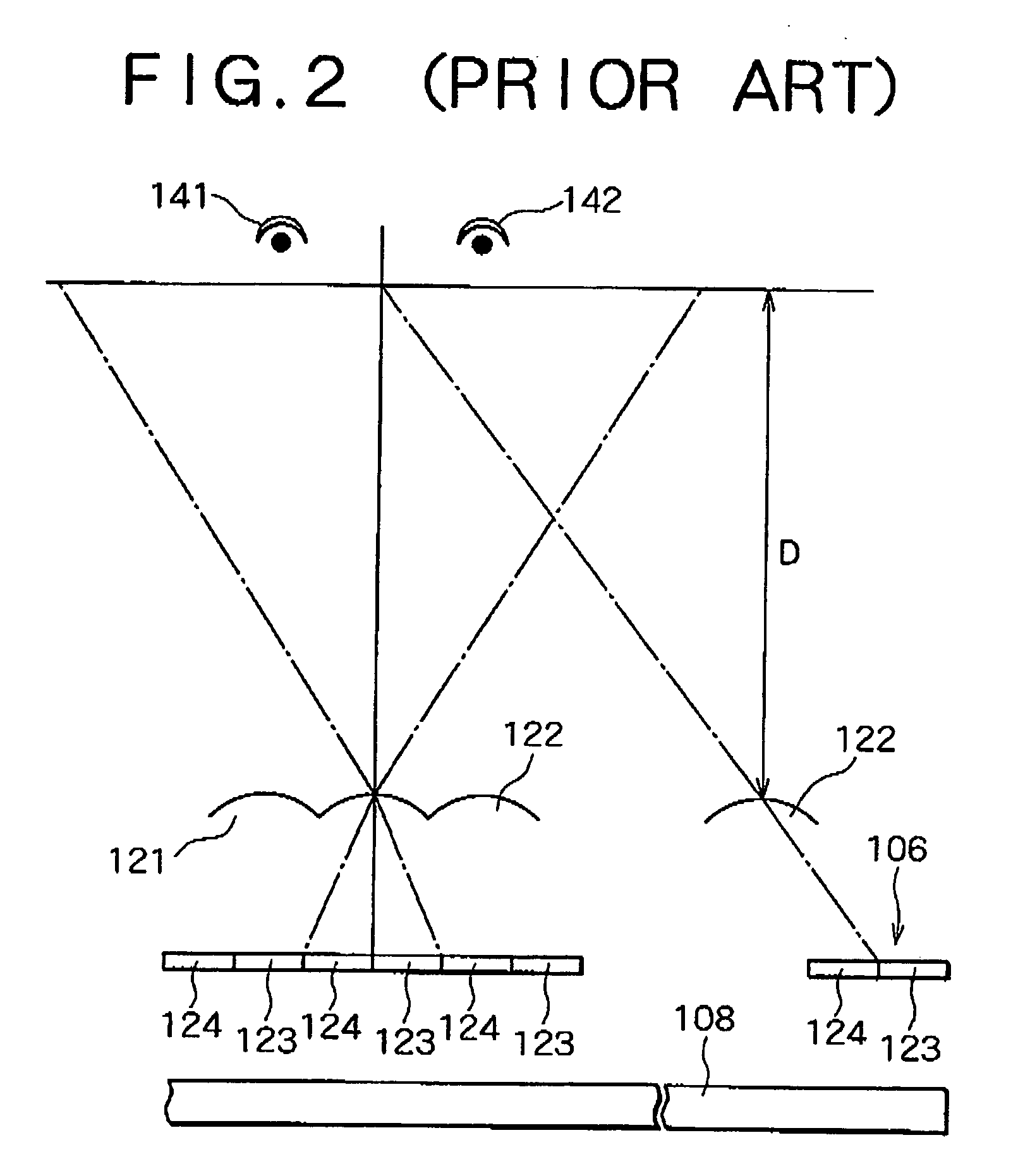 Image display device and portable terminal device using the same