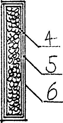 Light-weight small building block as sandwich of wall and its production method