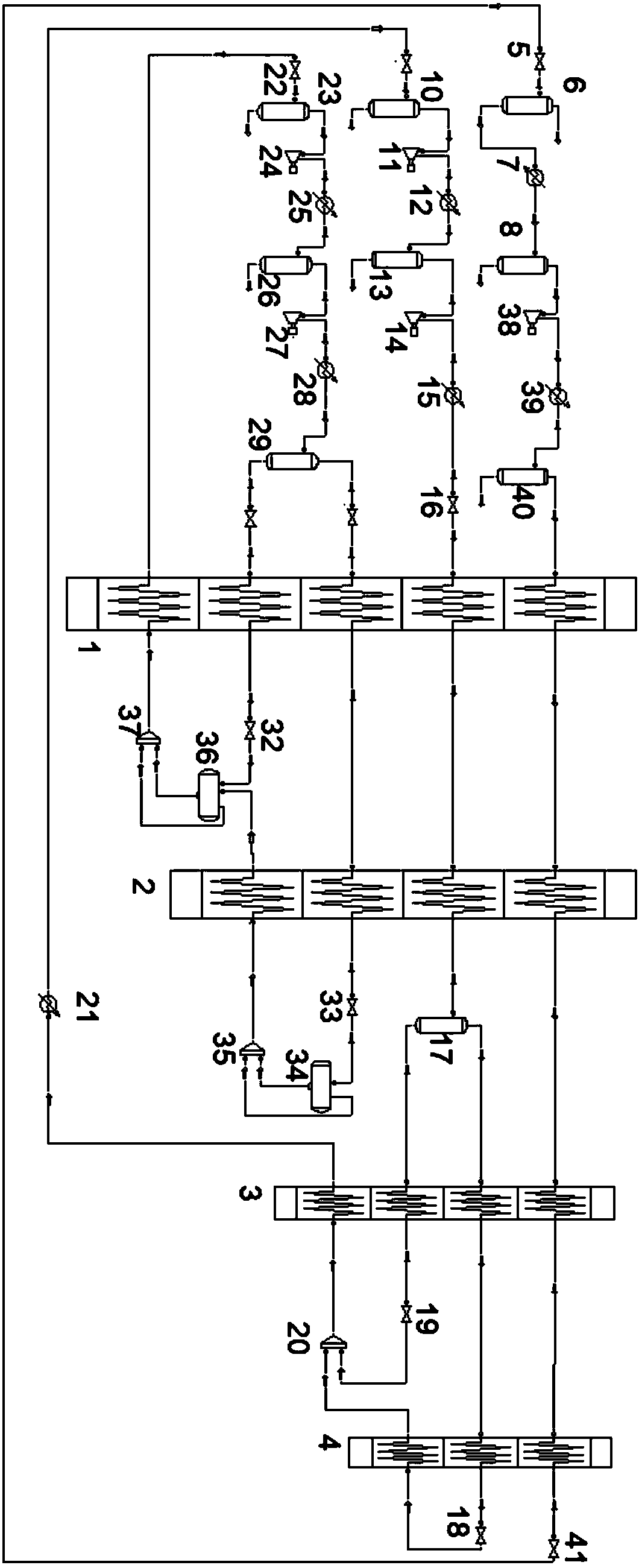 A test platform for floating natural gas liquefaction system