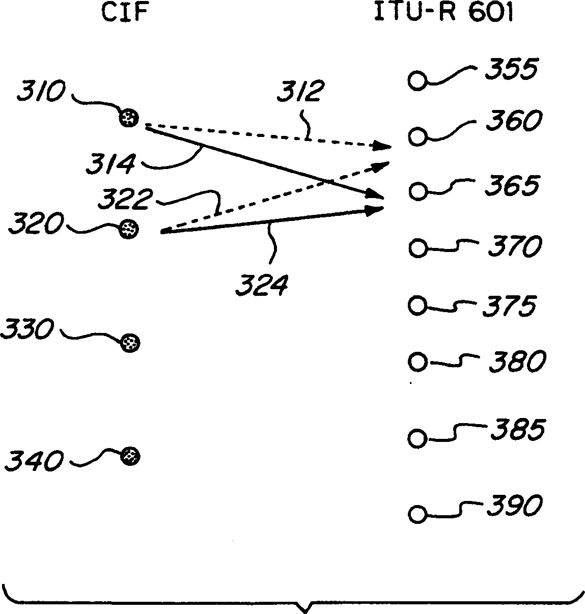 Method for coding two-directional predictive video object planes and decoding device