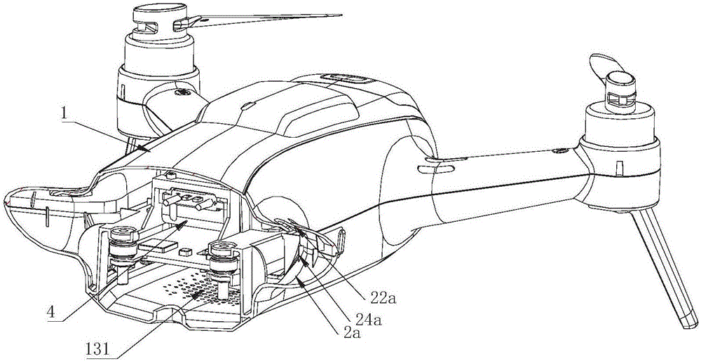 Cooling air path system of unmanned aerial vehicle