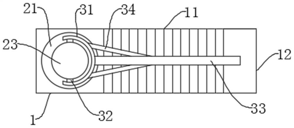 A multi-degree-of-freedom structure of the detection head of an infrared thermometer