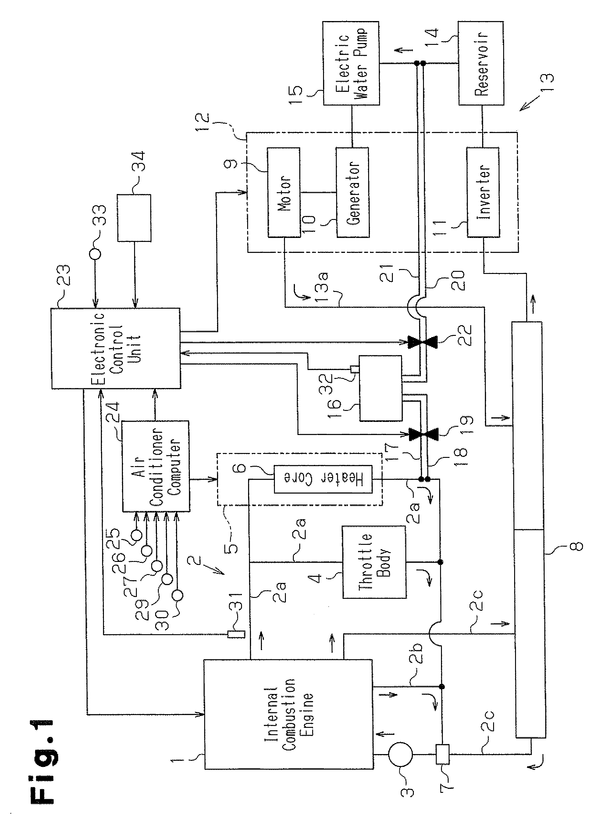 Device for controlling hybrid vehicle