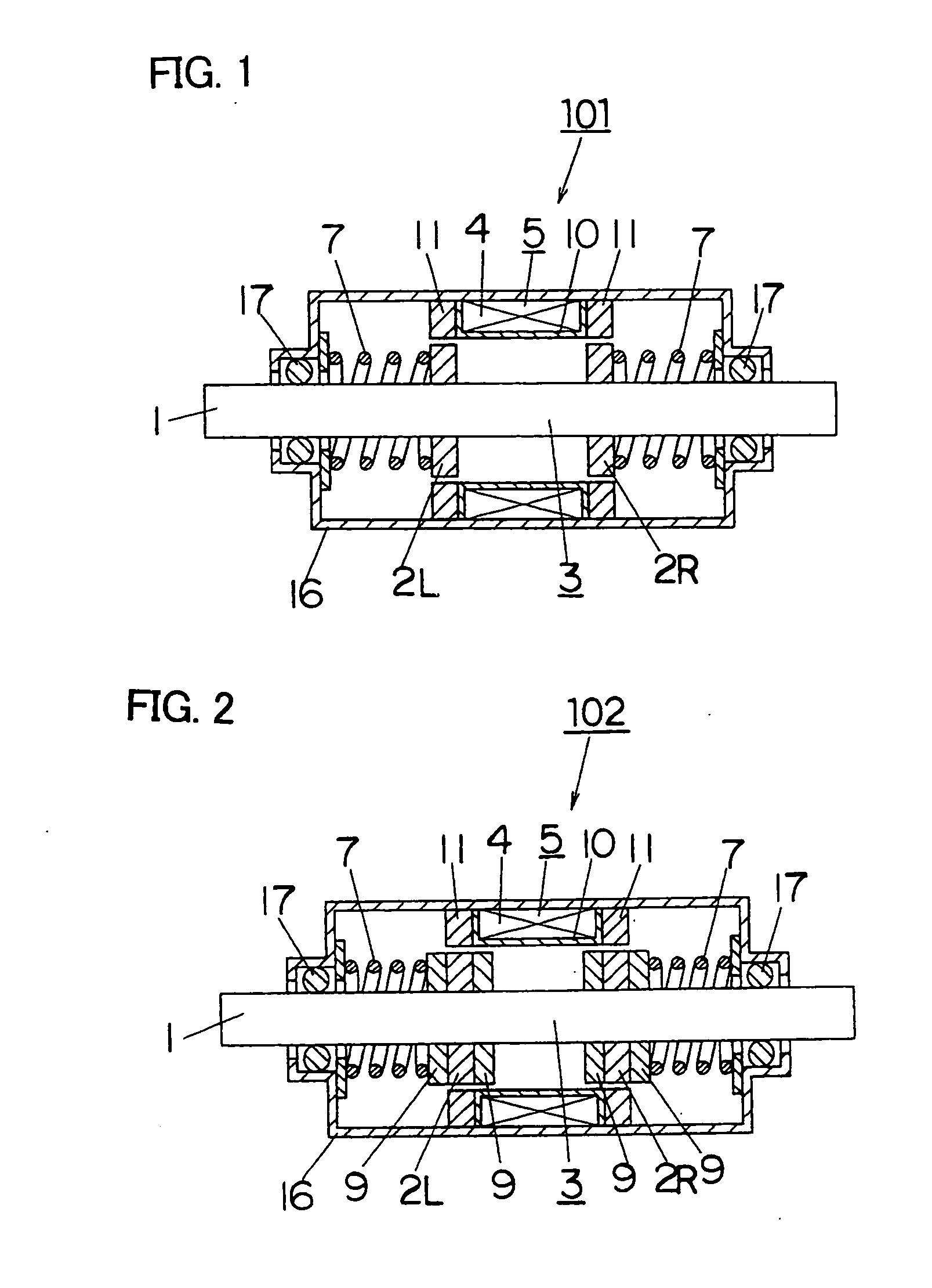 Reciprocation type linear driving actuator and power toothbrush using the same