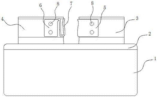 A workpiece clamping device with shrapnel positioning datum