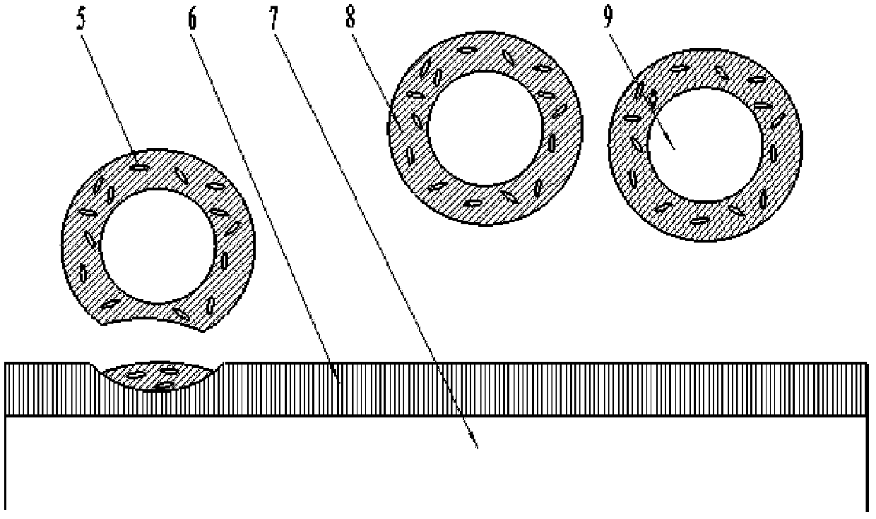 Method for forming aluminum coating on surface of neodymium iron boron magnet