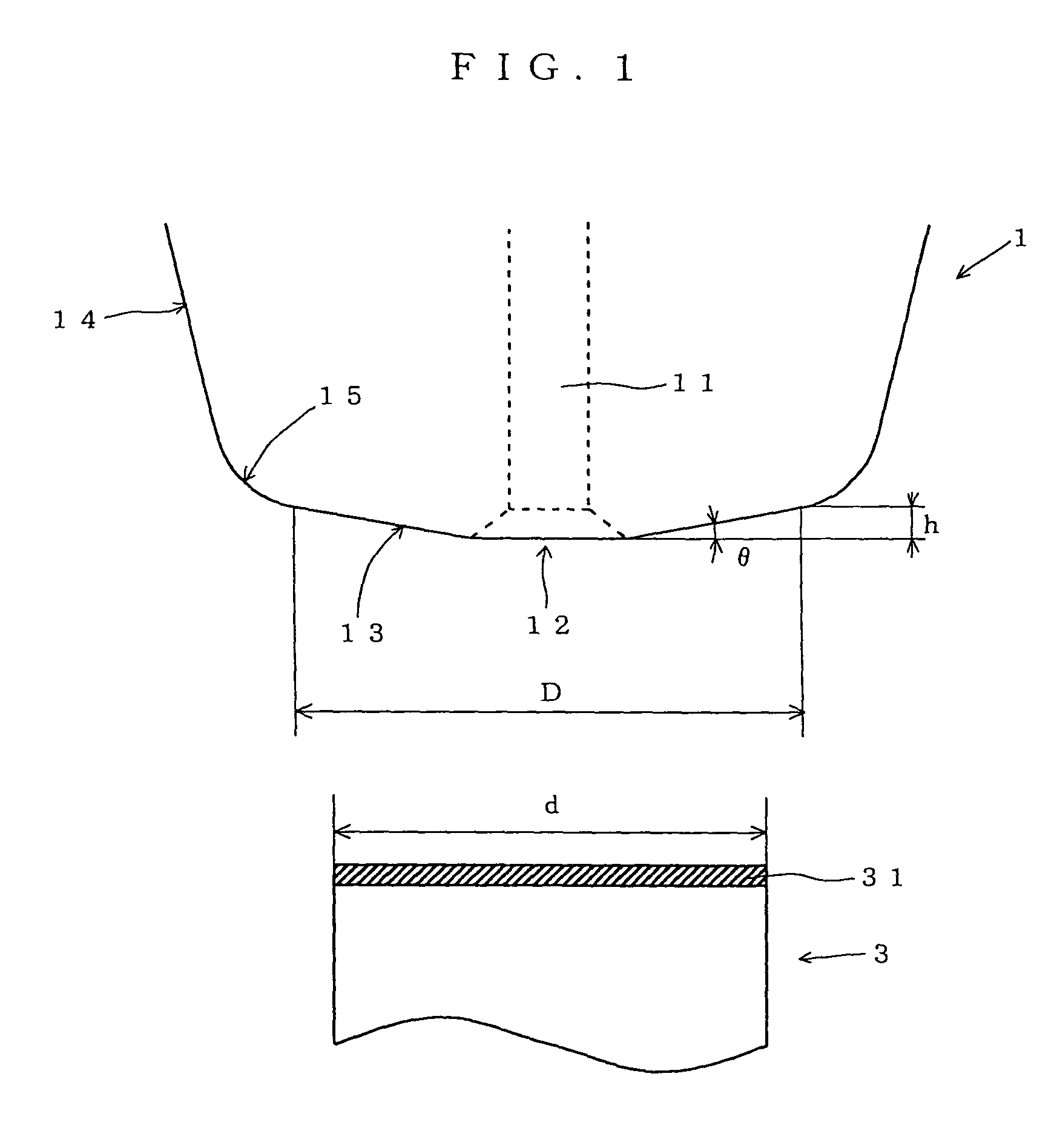 Capillary for wire bonding and method of wire bonding using it