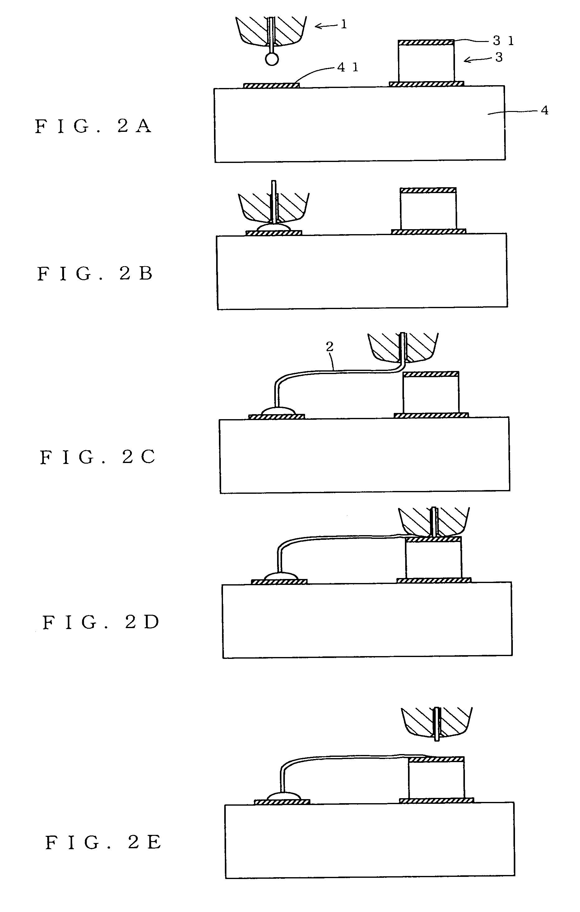 Capillary for wire bonding and method of wire bonding using it