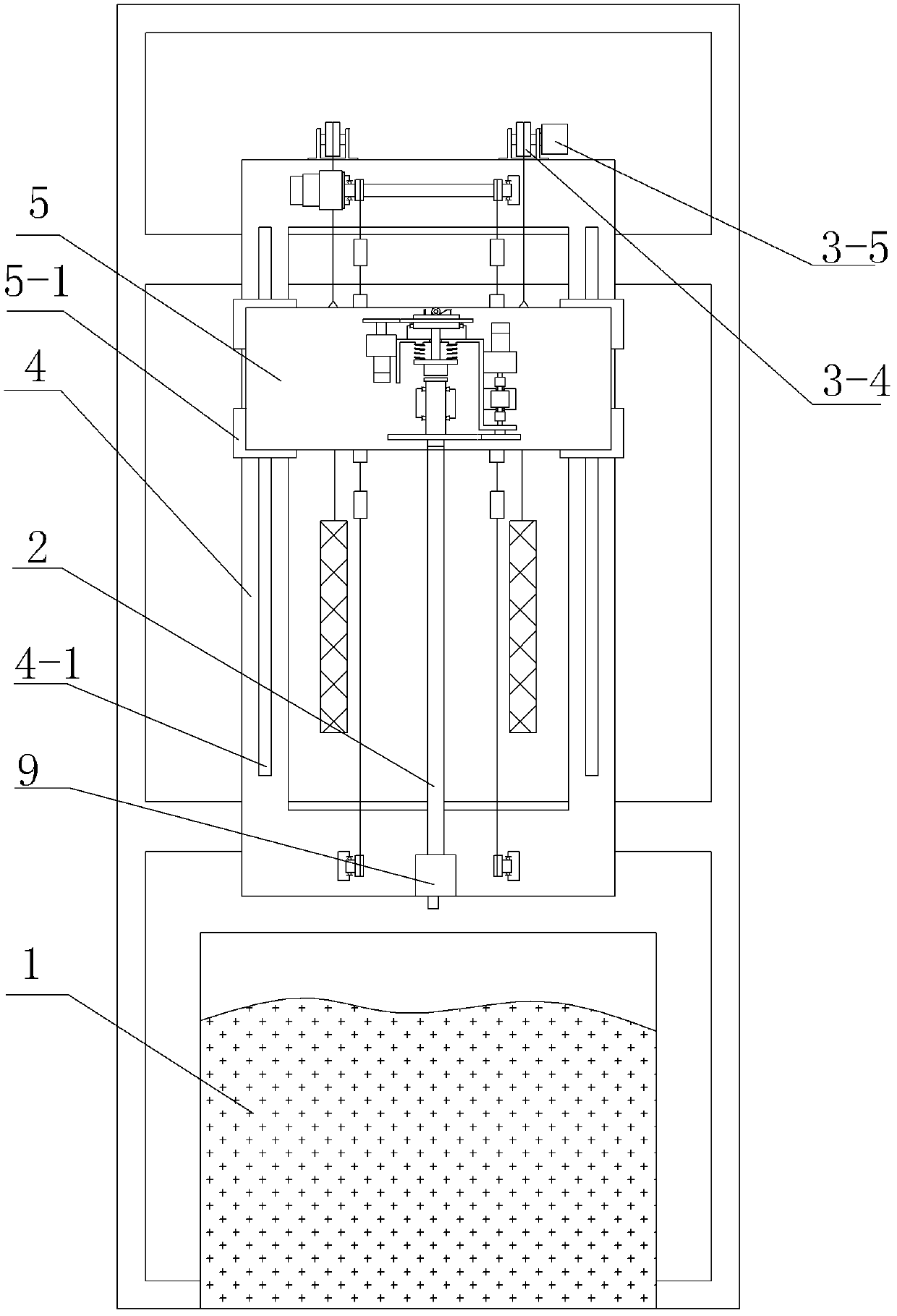 Device for testing drilling performance of drilling tool for sampling deep layer of planet