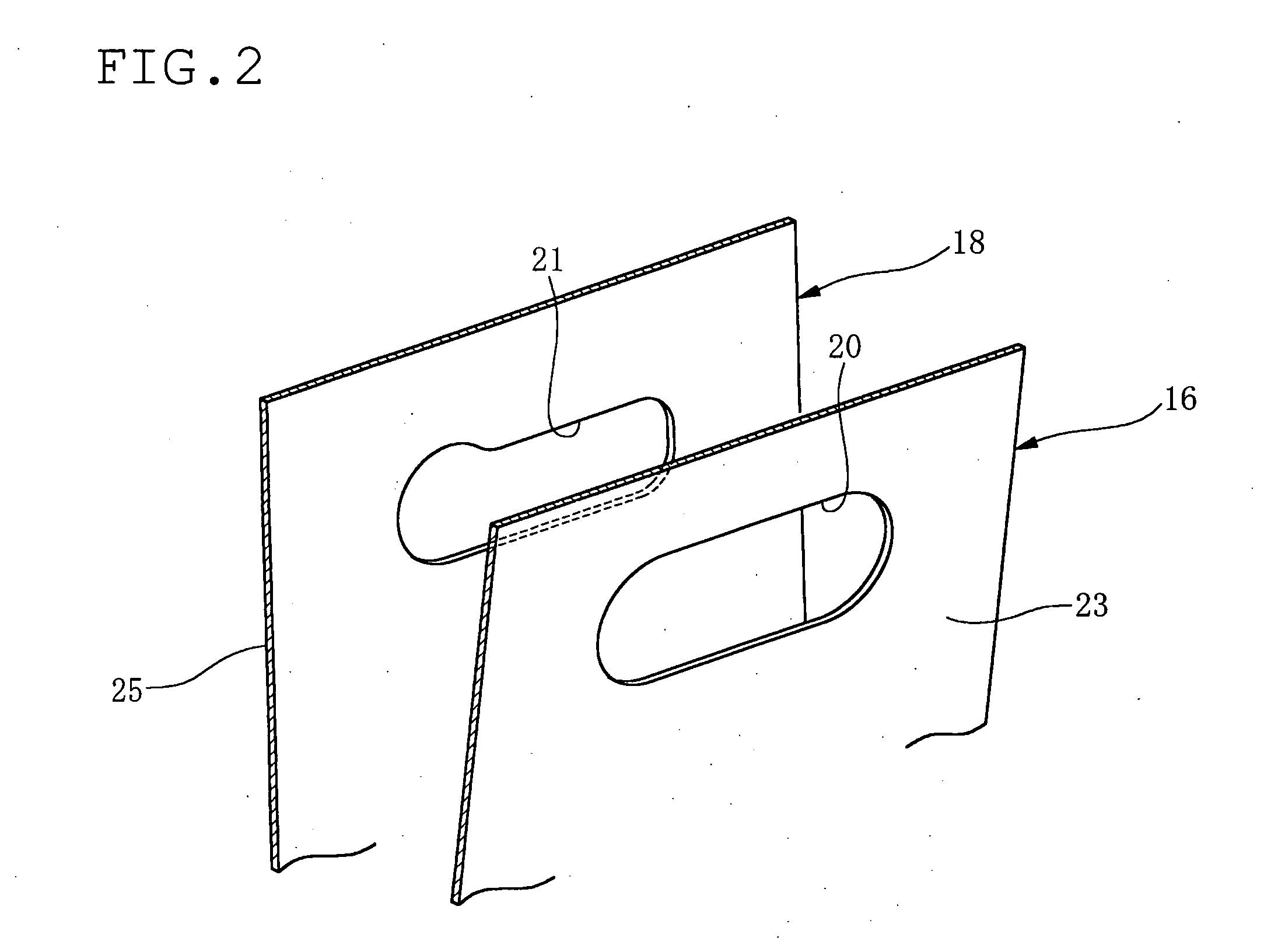 Through-panel fixing device for piping member
