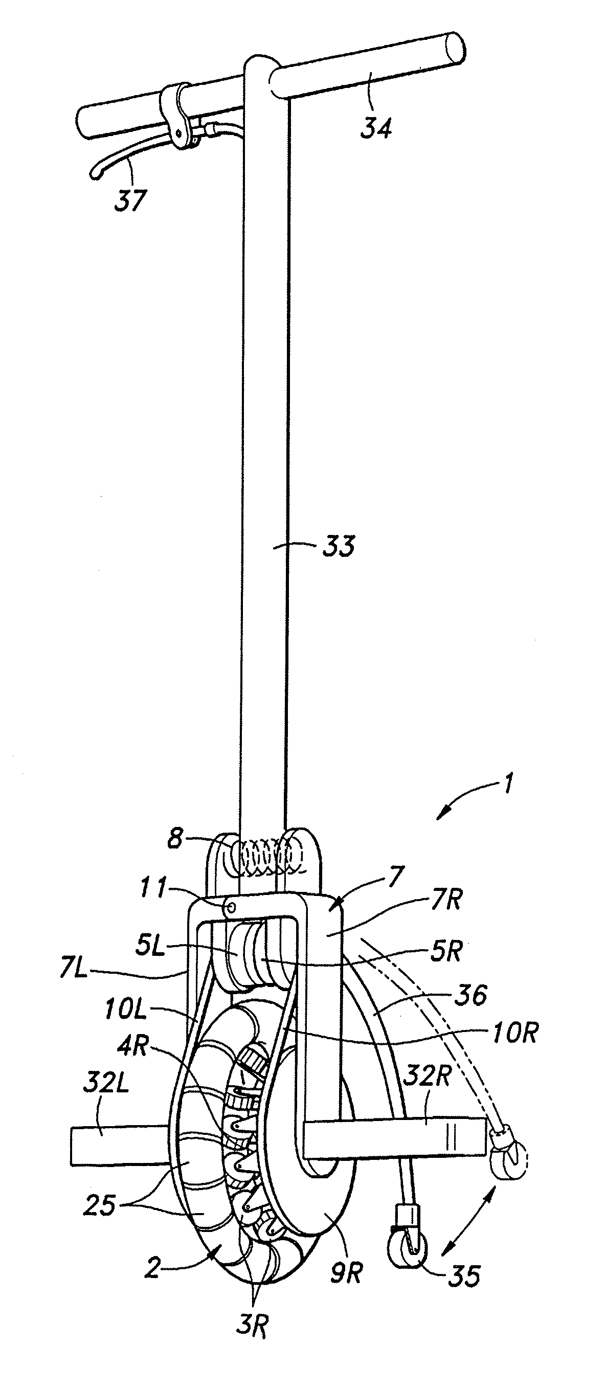 Wheel, and friction drive device and omni-directional vehicle using the same