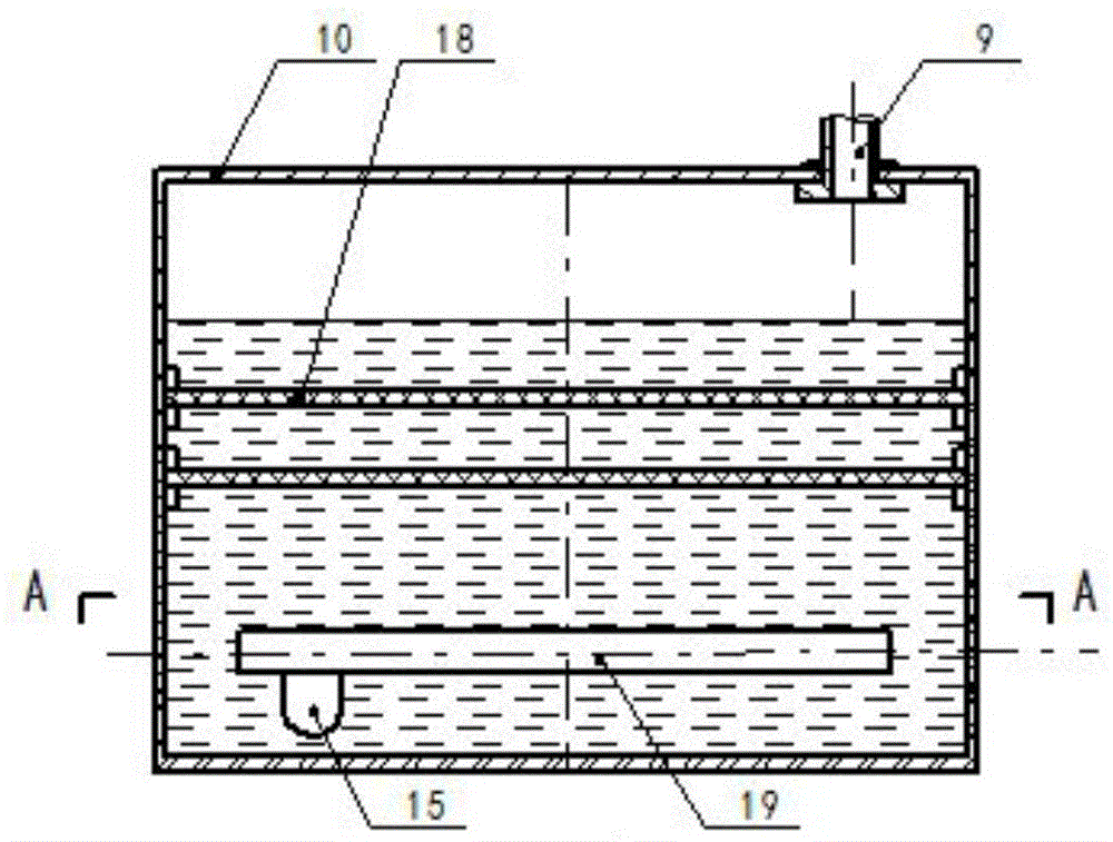 A gas purification device for domestic waste flash mineralization processor