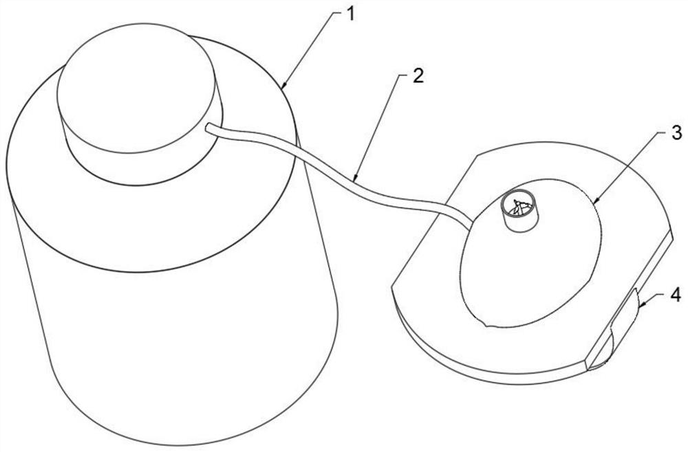 Flow-self-adjusting oxygen delivery device for respiratory medicine nursing