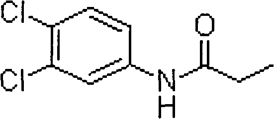 A kind of herbicidal composition containing bentazone and propannil and its application
