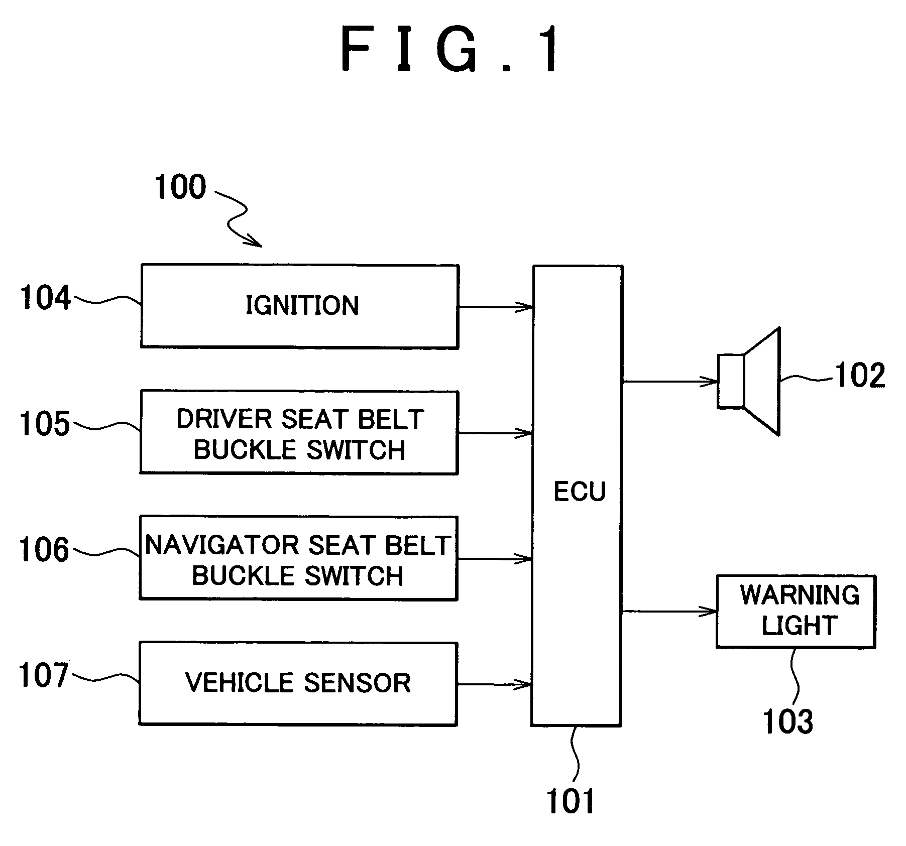 Seat belt warning apparatus and method